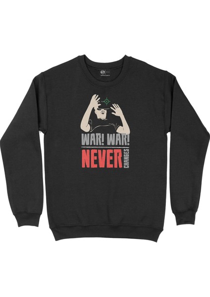 Kırmızı Warnever Changes Siyah Sweatshirt