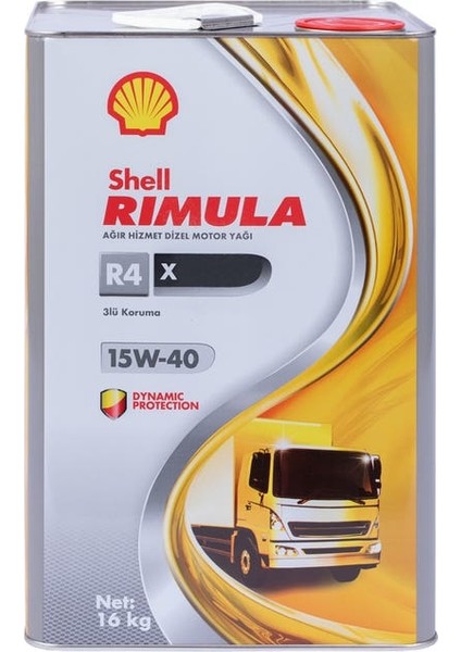 Rimula R4X 15W-40 16 Litre Motor Yağı (Üretim Yılı: 2023)