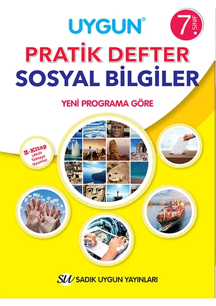 Sadık Uygun Yayınları 7. Sınıf Yeni Pratik Defter Sosyal Bilgiler