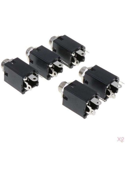 10X 6.5mm Stereo Soket Bağlayıcı (Yurt Dışından)