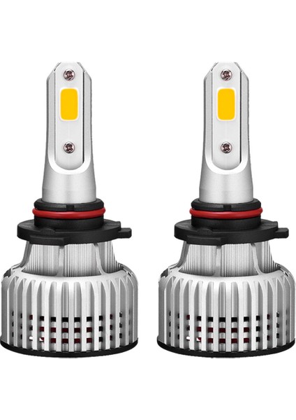 2 5000LM Araba Yedek Parçaları LED Far LED Ampüller - Gümüş 9005 (Yurt Dışından)
