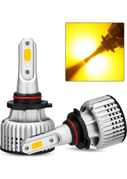 2 5000LM Araba Yedek Parçaları LED Far LED Ampüller - Gümüş 9005 (Yurt Dışından) fiyatları