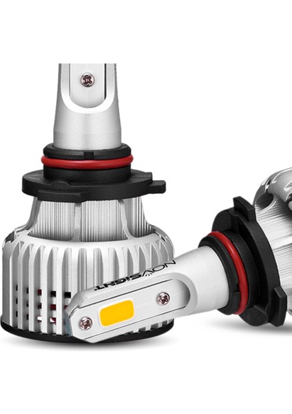 2 5000LM Araba Yedek Parçaları LED Far LED Ampüller - Gümüş 9005 (Yurt Dışından) modelleri