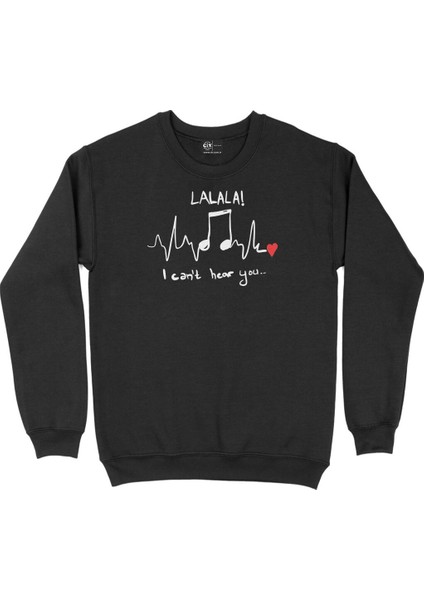 Lalala Siyah Sweatshirt