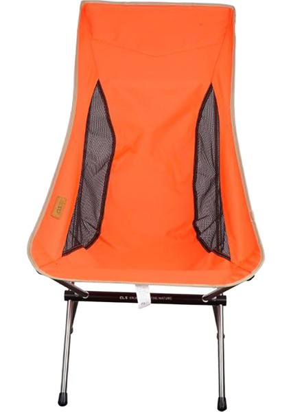 Taşınabilir Katlanabilir Kamp Plaj Güneş Sandalye Sırt Çantası Veranda Şezlong -, 44X37X102 cm Turuncu (Yurt Dışından)