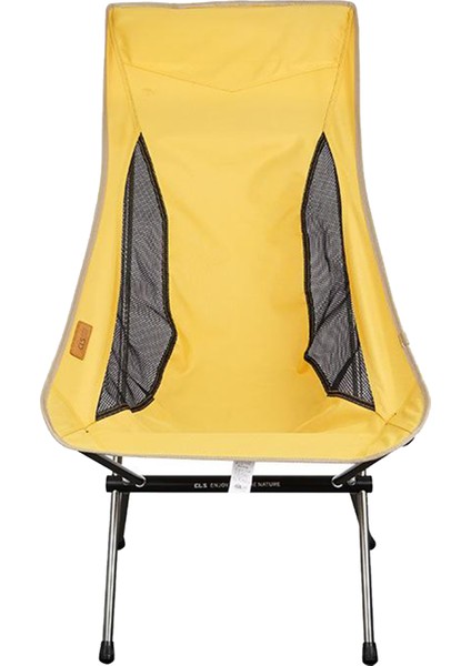 Taşınabilir Katlanabilir Kamp Plaj Güneş Sandalye Sırt Çantası Veranda Şezlong -, 44X37X102CM Sarı (Yurt Dışından)