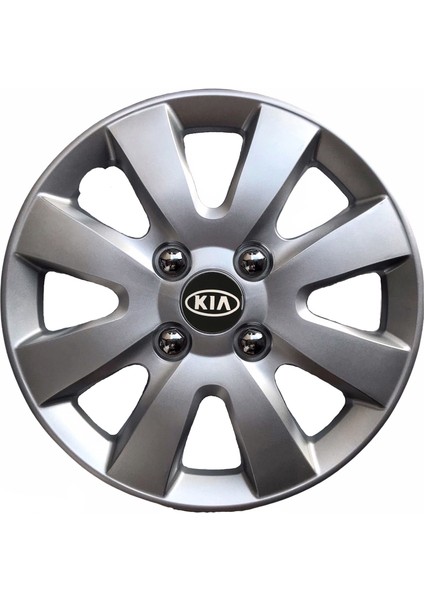 Kia Shuma 14'' Inç Gri 4'lü Set Jant Kapağı Çelik Jant Görünümlü