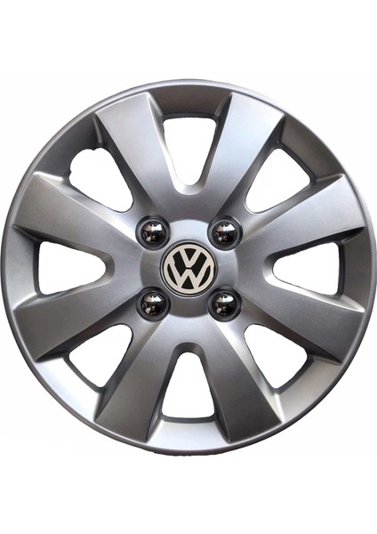 Volkswagen Golf 14'' Inç Gri 4'lü Set Jant Kapağı Çelik Jant Görünümlü