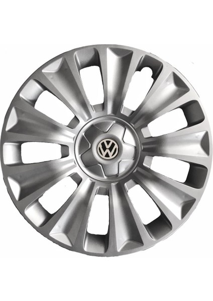 Volkswagen Passat Var 15'' Inç Gri 4'lü Set Jant Kapağı Çelik Jant Görünümlü