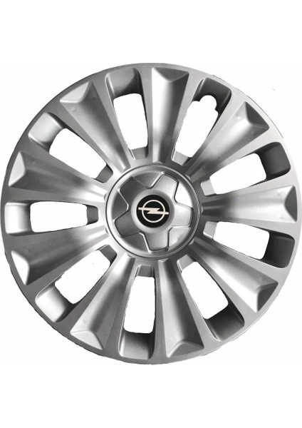 Opel Meriva 15'' Inç Gri 4'lü Set Jant Kapağı Çelik Jant Görünümlü