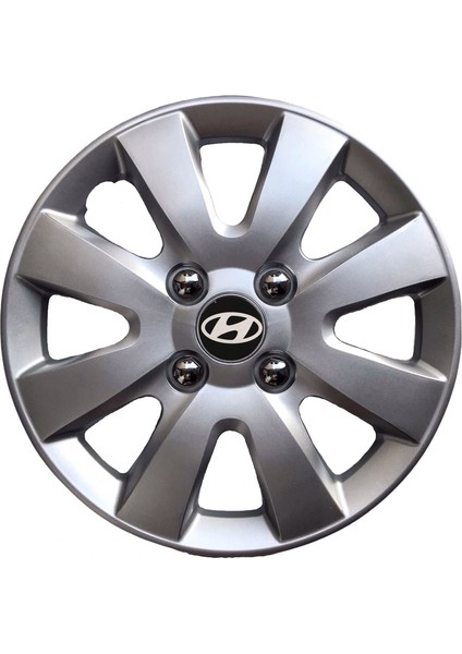 Hyundai Genesis 15'' Inç Gri 4'lü Set Jant Kapağı Çelik Jant Görünümlü
