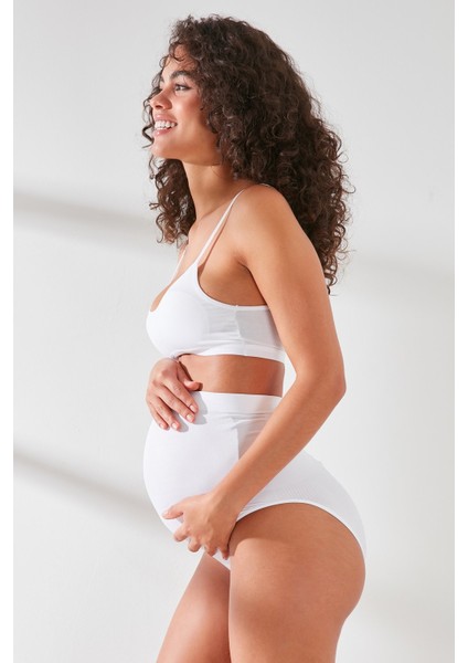 C15210 Kadın Hamile Külot Beyaz