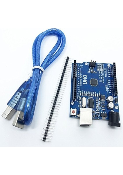 Arduino Uno R3 Klon MEGA328P Smd (CH340) + USB Kablo Dahil