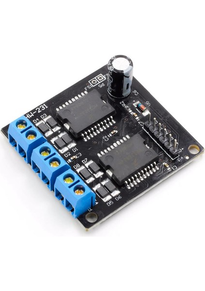 Dual MC33886 Motor Sürücü Modül 40V 5A Akıllı Robot Araba