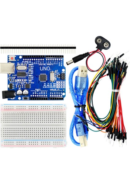 Elektronik Başlangıç Seti Arduino Uno R3 Starter Kit Kutu 71PARÇA