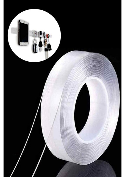 Çok Amaçlı Çift Taraflı Bant 3 M x 3 cm