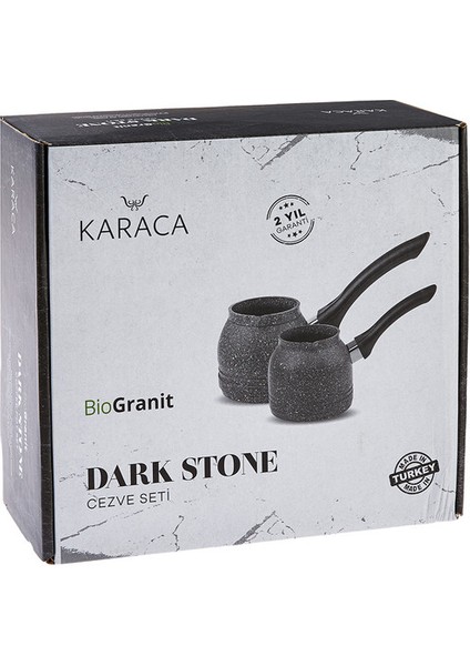 Darkstone Biogranit 2'li Cezve Seti
