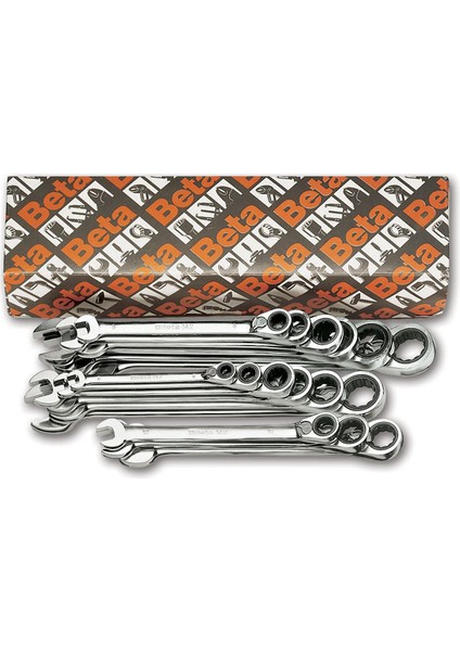 142/S15 Kombine Cırcır Anahtar Takımı 6-22 mm