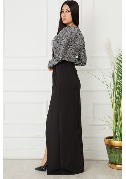 Ayla 13067 Pul Payet Elbise