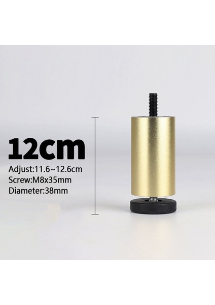 Alüminyum Alaşım Ayarlanabilir Mobilya Bacakları 12 CM Için Kanepe Bacaklar Yedek Bacaklar (4) (Yurt Dışından) modelleri