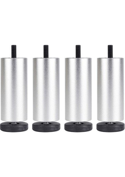 Alüminyum Alaşım Ayarlanabilir Mobilya Bacaklar, Koltuk, Dolap, Kanepe, Dresser (Set 4) - Gümüş 18 cm (Yurt Dışından) fiyatları