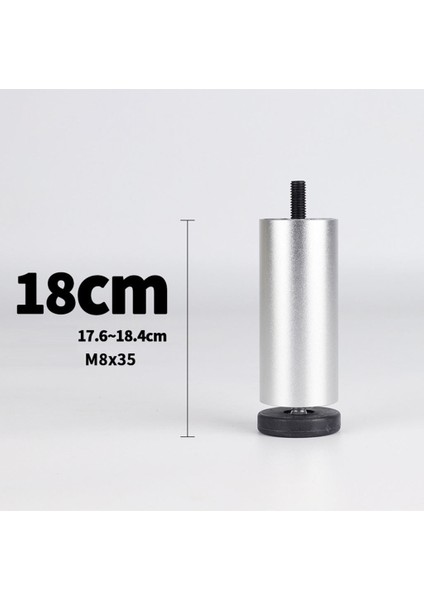 Alüminyum Alaşım Ayarlanabilir Mobilya Bacaklar, Koltuk, Dolap, Kanepe, Dresser (Set 4) - Gümüş 18 cm (Yurt Dışından) modelleri