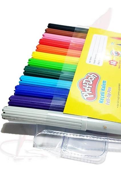 Keçeli Kalem 12 Renk Pvc 2mm, Keçeli Kalem modelleri