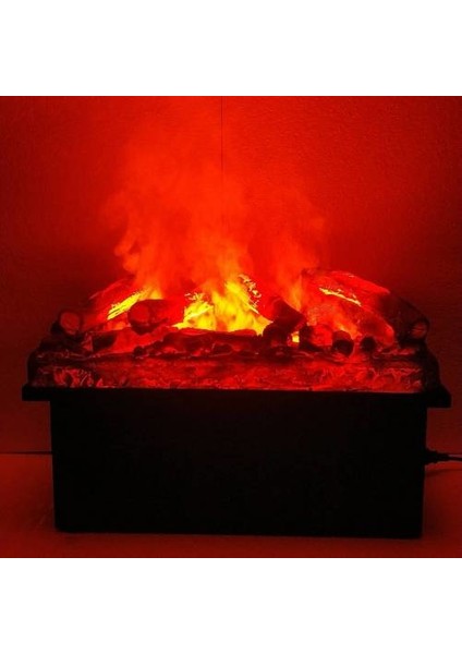 - 3D Elektrikli Şömine 60 cm - Siyah