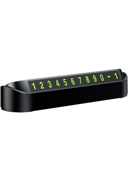 3 Adet JK-297 Gizli Park Numarası Kart Nightlight Button, Stil: Nötr-Siyah (Yurt Dışından)