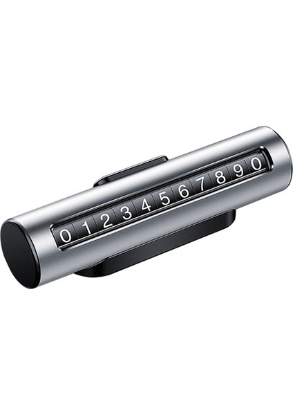 Araba Metal Rulo Yaratıcı Geçici Park Kartı Otopark Numarası Kartı-Gümüş (Yurt Dışından) modelleri