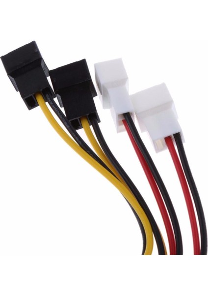 Molex 4 Pin To 3 Pin Fan Konnektör Soket Çevirici Kablo modelleri
