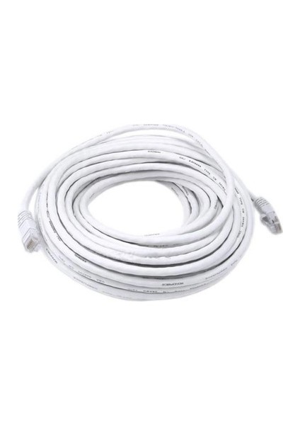 9 mt Cat6e Ethernet, İnternet Network Kablosu ETL Verified To ETA/TIA 568 CAT6E Utp 4 Pairs 24 Awg Patch Cable Up 5004 Gri