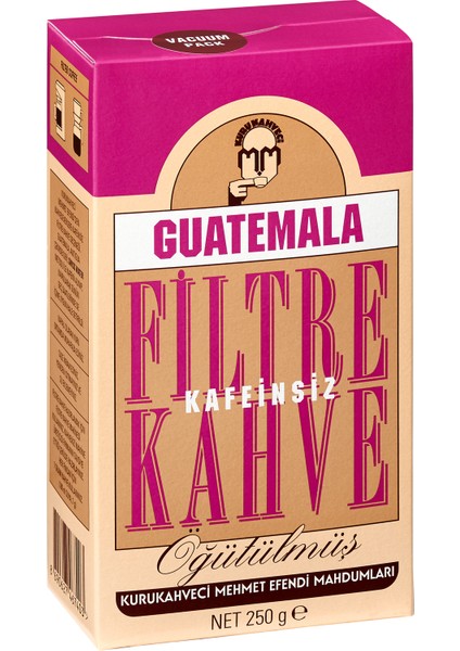 Guatemala Kafeinsiz Filtre Kahve 12 x 250 G