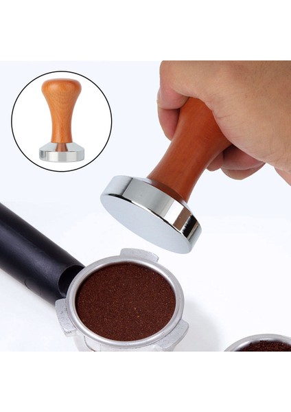 Espresso Kahve Paslanmaz Çelik Kahve Dükkanı Malzemeleri - 53 mm Koyu Kahverengi (Yurt Dışından) fiyatları