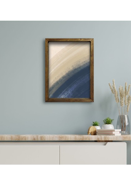 Gift Otel Odası Konseptli Doğal Masif Ahşap Çerçeveli Tablo 30X40CM-15 modelleri