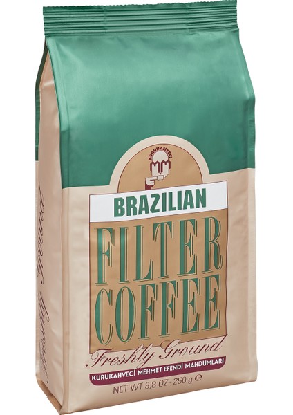 Kurukahveci Mehmet Efendi  Brazilian Filtre Kahve 12 x 250 gr