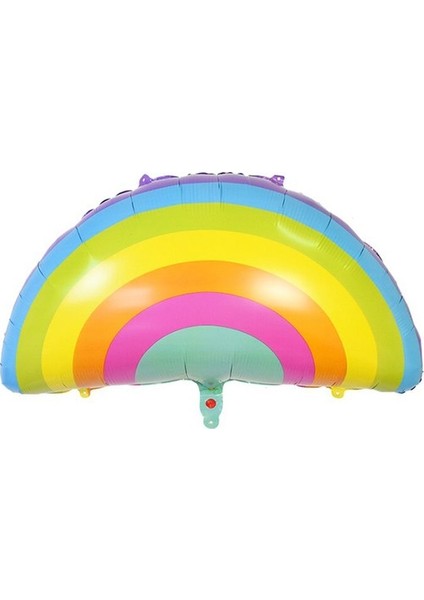 Gökkuşağı Makaron Folyo Balon 70 cm