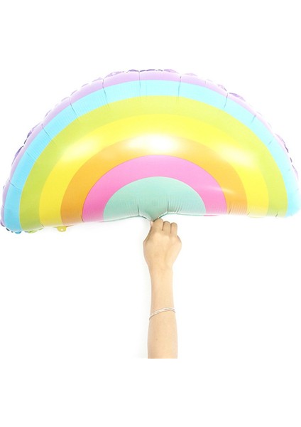 Gökkuşağı Makaron Folyo Balon 70 cm fiyatları