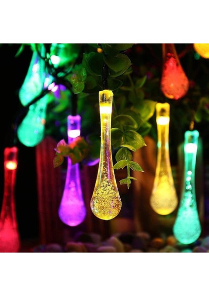 LED Su Damlası Temalı 2 Metre 20 Renkli Dekoratif Işık (Yurt Dışından) modelleri