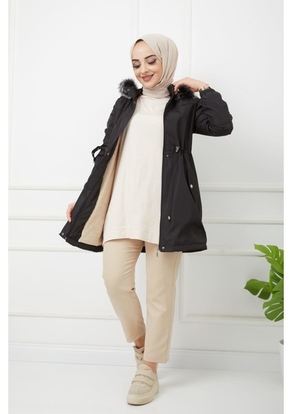 Haki Içi Kürkü ve Su Geçirmez Bayan Kışlık Mont & Kaban modelleri