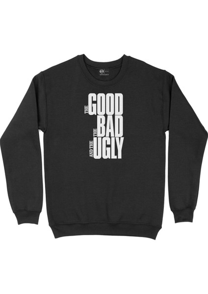 Iyi Kötü ve Çirkin Siyah Sweatshirt