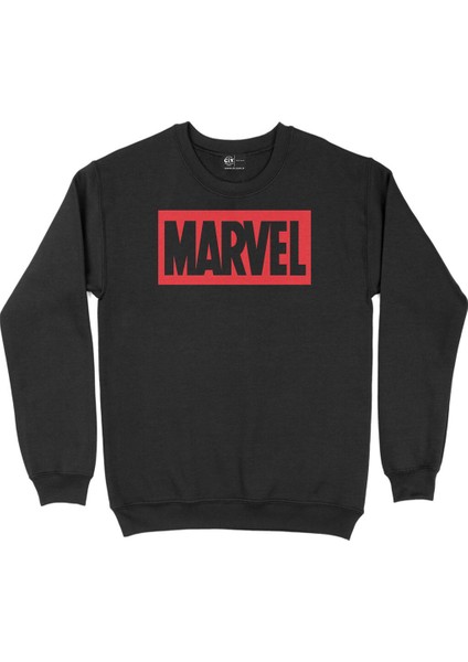 Marvel Siyah Sweatshirt