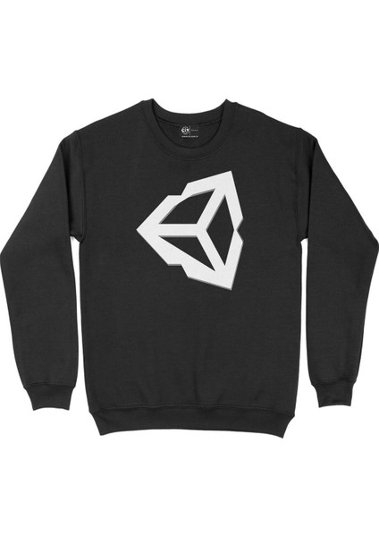 Unity Logo Siyah Sweatshirt