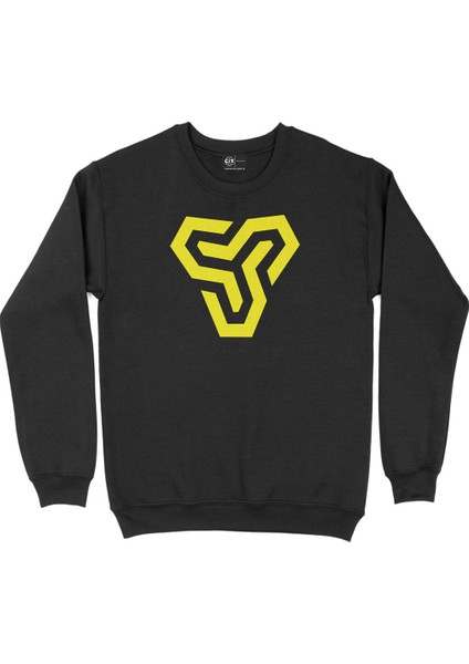 Space Soldiers Siyah Sweatshirt