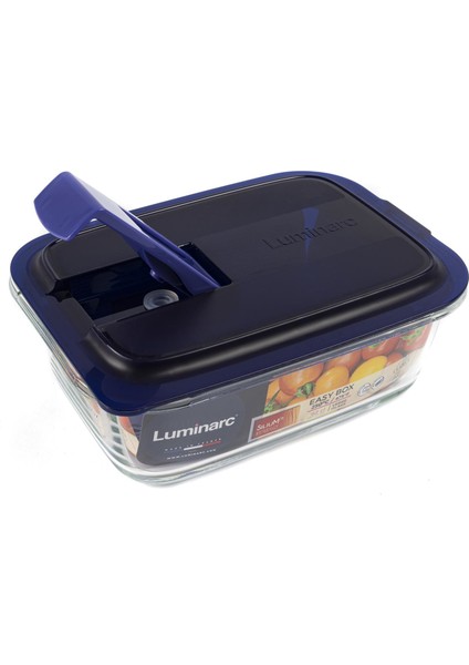 Luminarc Dikdörtgen Cam Saklama Kabı 82CL 19X13X7CM