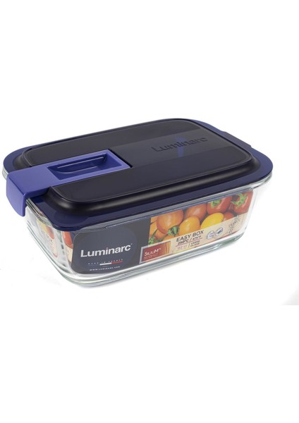 Luminarc Dikdörtgen Cam Saklama Kabı 82CL 19X13X7CM