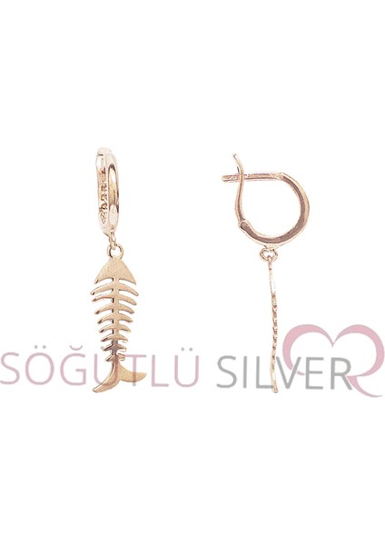 Balık Kılçığı Küpe