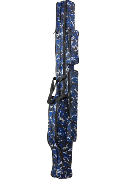 Olta Çanta Çanta Taşıyıcı Kutup Saklama Kutusu Makara 2 Katmanlar 130 cm Mavi (Yurt Dışından)