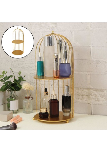 Cilt Bakımı Organizatör Banyo Raf Makyaj Parfüm 2-Katlı (Yurt Dışından) modelleri