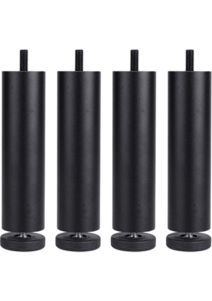 Alüminyum Alaşım Ayarlanabilir Mobilya Bacakları, Koltuk, Dolap, Kanepe, Dresser (4 Set) - Siyah 25 cm (Yurt Dışından) fiyatları
